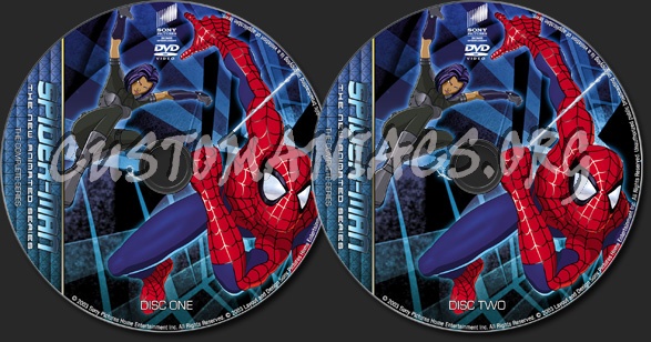 Spider-Man: The New Animated Series - TV Collection dvd label