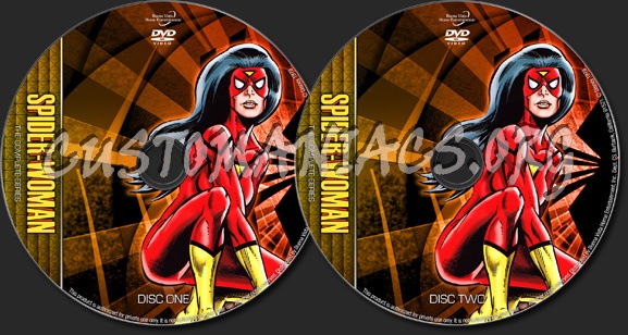 Spider-Woman - TV Collection dvd label