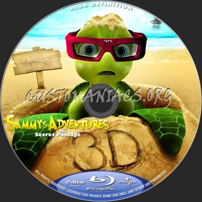 Sammy's Adventures The Secret Passage blu-ray label