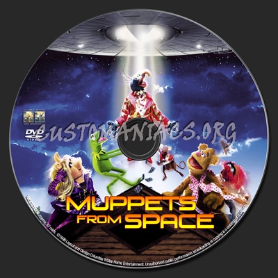 Muppets From Space dvd label