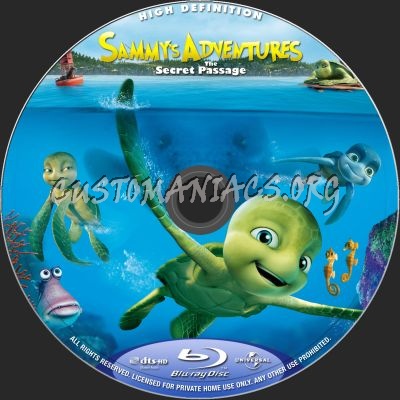 Sammy's Adventures The Secret Passage blu-ray label