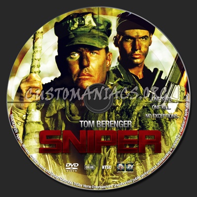 Sniper dvd label