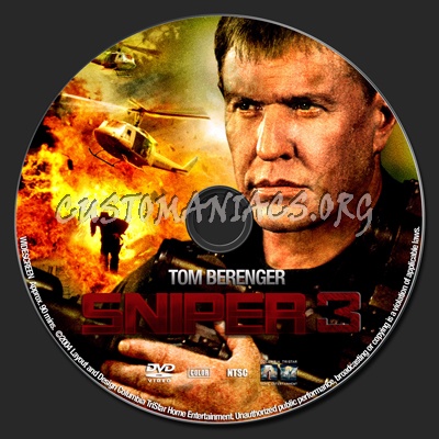 Sniper 3 dvd label