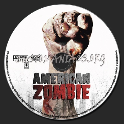 American Zombie dvd label