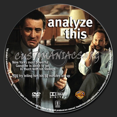 Analyze This dvd label