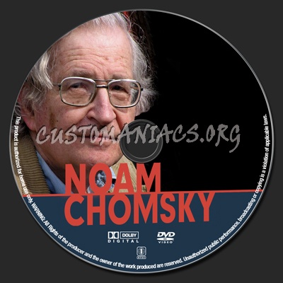 Noam Chomsky dvd label