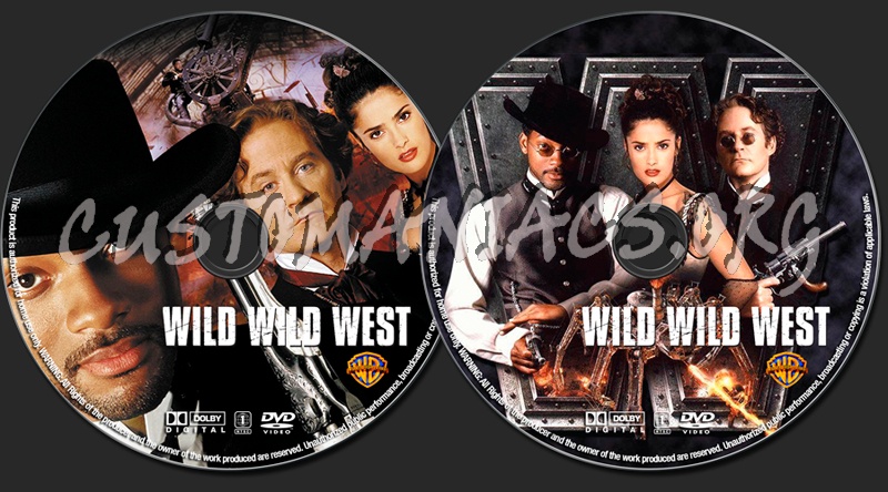 Wild Wild West dvd label