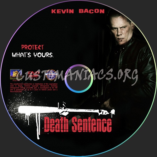 Death Sentence dvd label