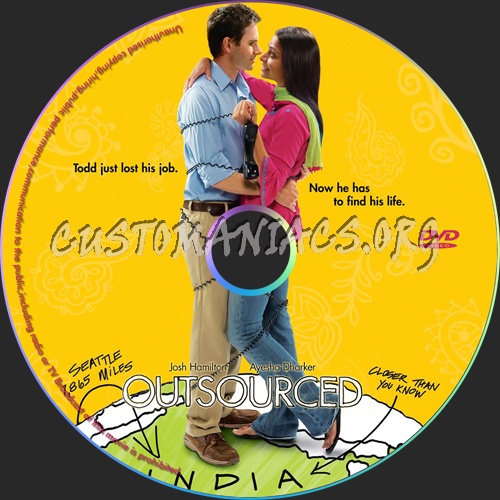 Outsourced dvd label