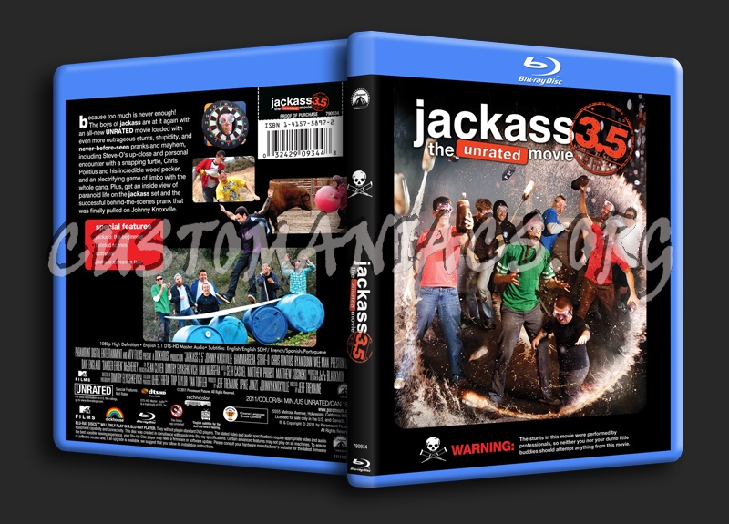 Jackass 3.5 blu-ray cover