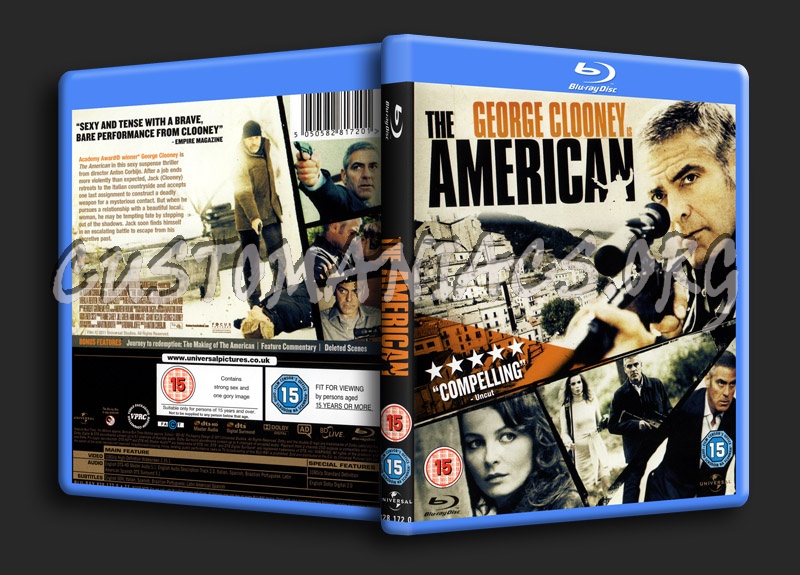 The American blu-ray cover