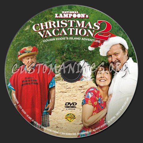 National Lampoon's Christmas Vacation 2 dvd label