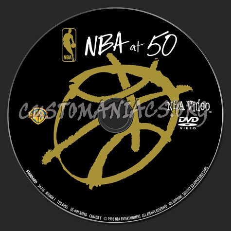 NBA at 50 dvd label