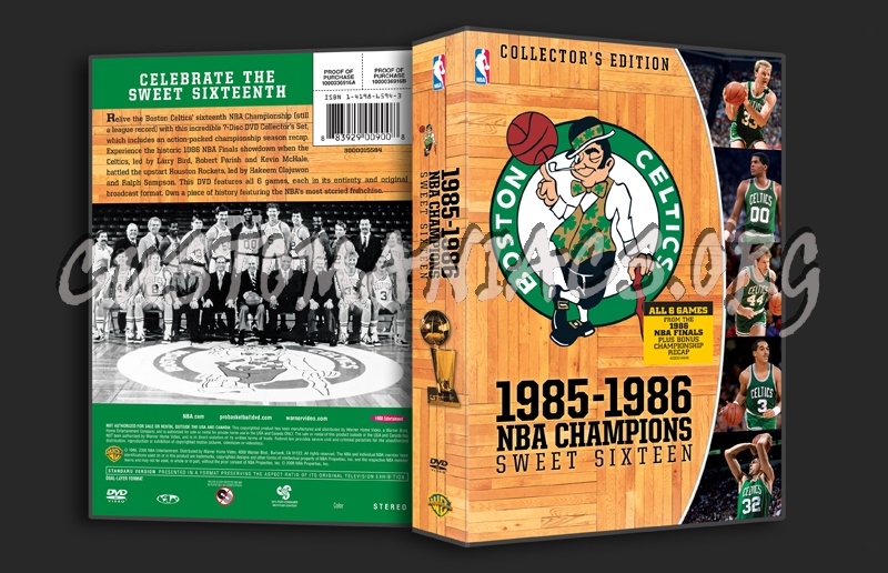 NBA Champions 1985-1986 Sweet Sixteen dvd cover