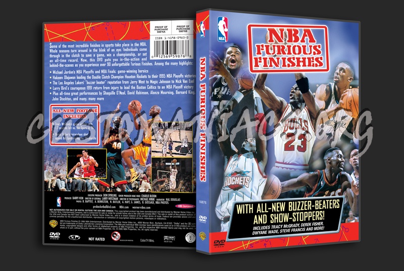 NBA Furious Finishes dvd cover