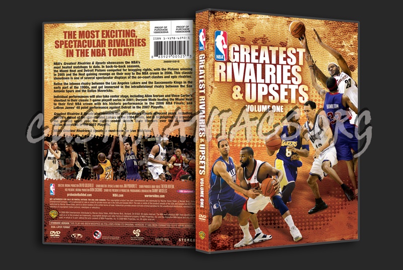 NBA Greatest Rivalries & Upsets Volume 1 dvd cover