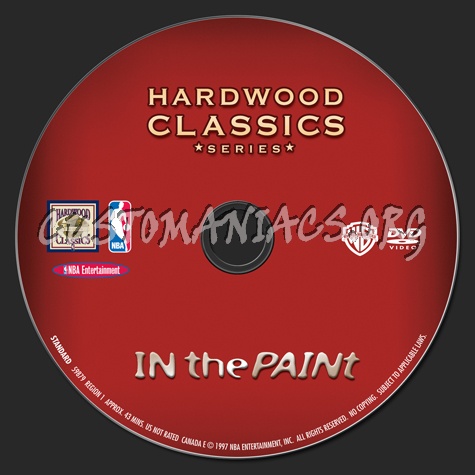 NBA In the Paint dvd label