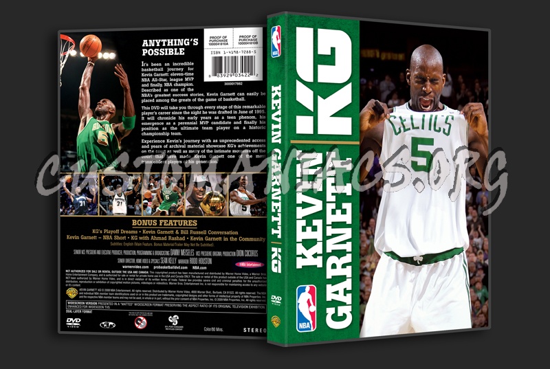 NBA Kevin Garnett KG dvd cover