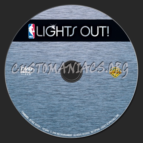 NBA Lights Out dvd label