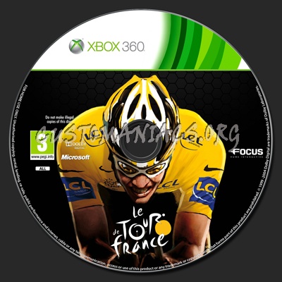 Tour de France dvd label