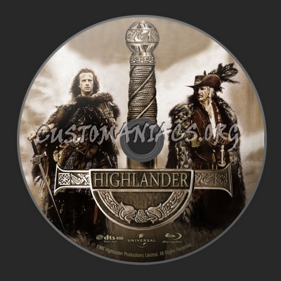 Highlander blu-ray label
