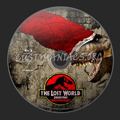 Jurassic Park - The Lost World blu-ray label