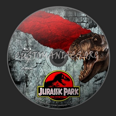 Jurassic Park blu-ray label