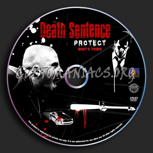 Death Sentence dvd label