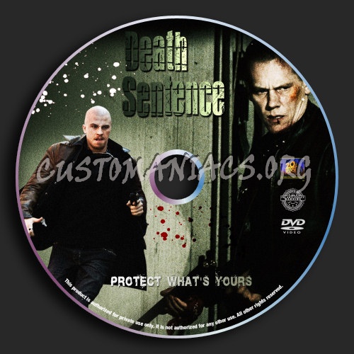 Death Sentence dvd label