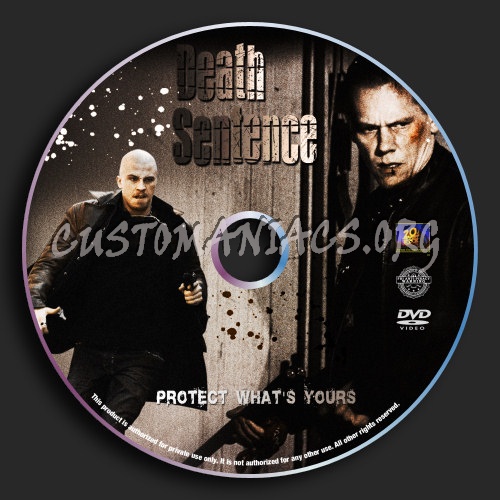 Death Sentence dvd label