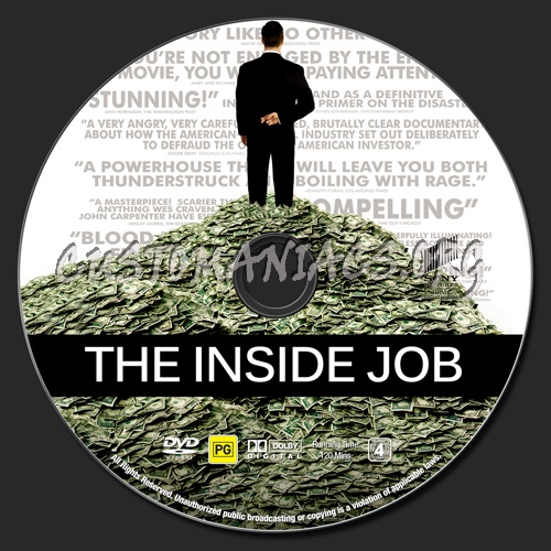 The Inside Job dvd label