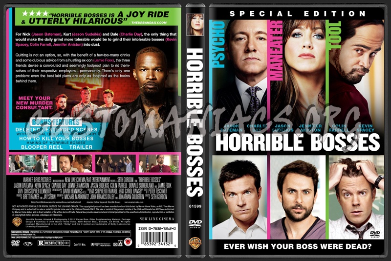 Horrible Bosses dvd cover