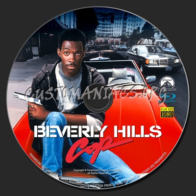 Beverly Hills Cop blu-ray label