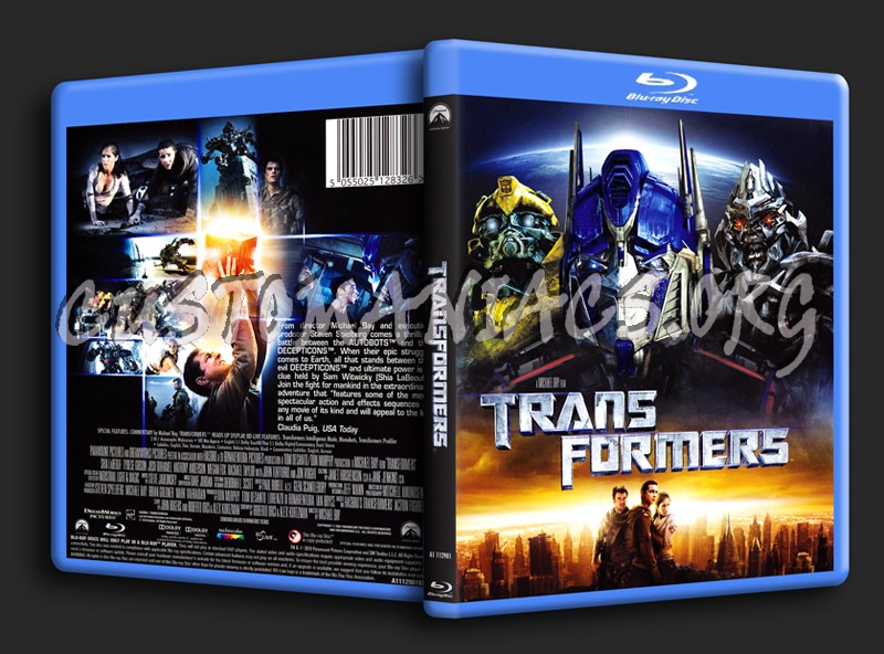 Transformers blu-ray cover