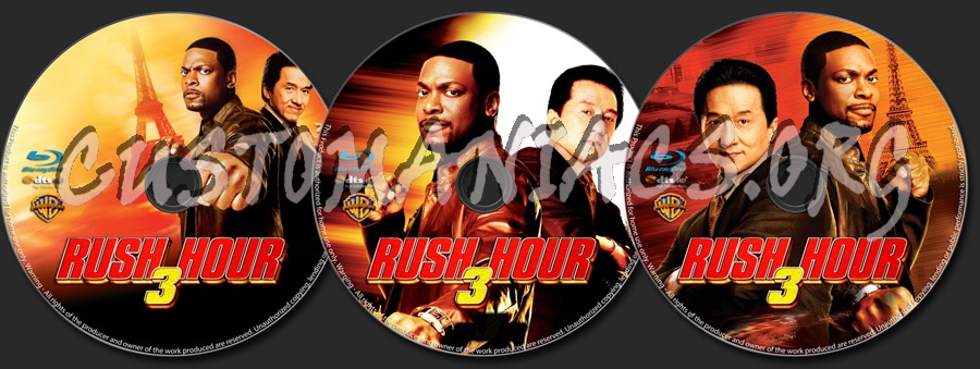 Rush Hour 3 blu-ray label