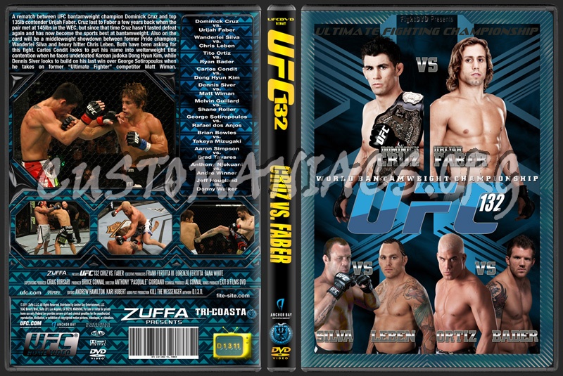 UFC 132 Cruz vs. Faber 2 dvd cover