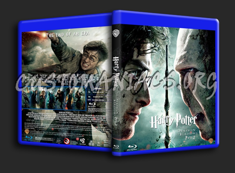 Harry Potter & The Deathly Hallows Part 2 blu-ray cover