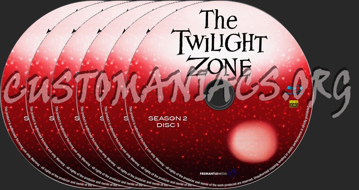 The Twilight Zone Season 2 blu-ray label