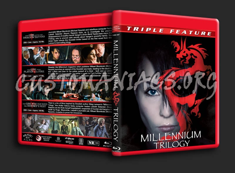 Millennium Trilogy blu-ray cover