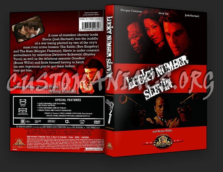 Lucky Number Slevin dvd cover