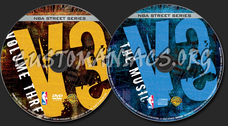 NBA Street Series  Volume 3 dvd label