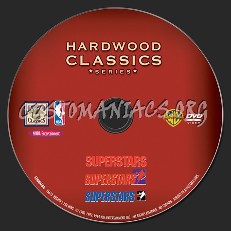 NBA Superstars Triple Feature dvd label