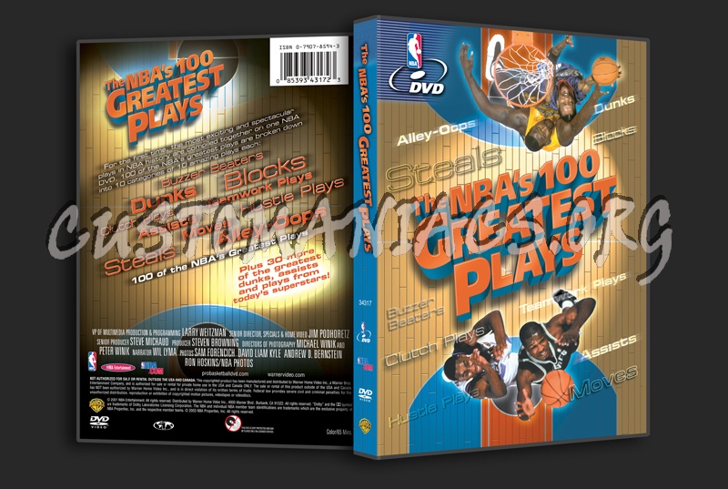 NBA The NBA's 100 Greatest Plays dvd cover
