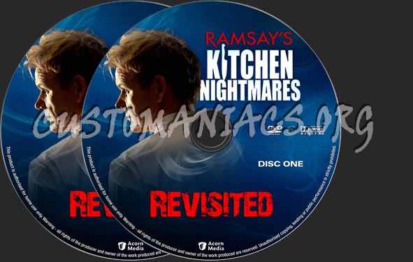 Ramsay's Kitchen Nightmares Revisited dvd label