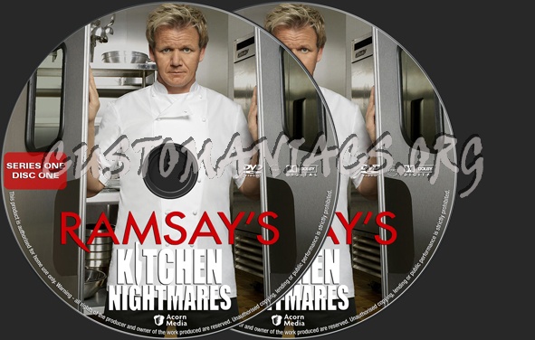 Ramsay's Kitchen Nightmares Series 1 dvd label