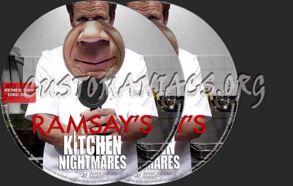 Ramsay's Kitchen Nightmares Series 2 dvd label