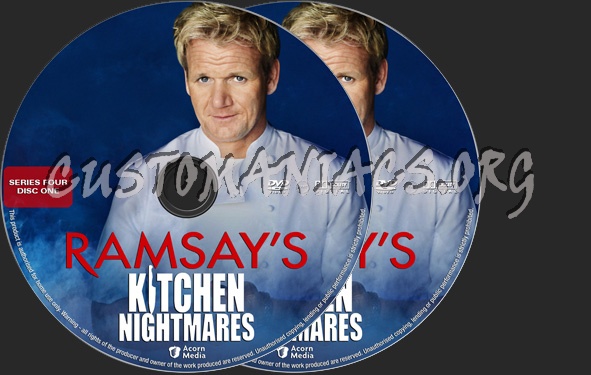 Ramsay's Kitchen Nightmares Series 4 dvd label