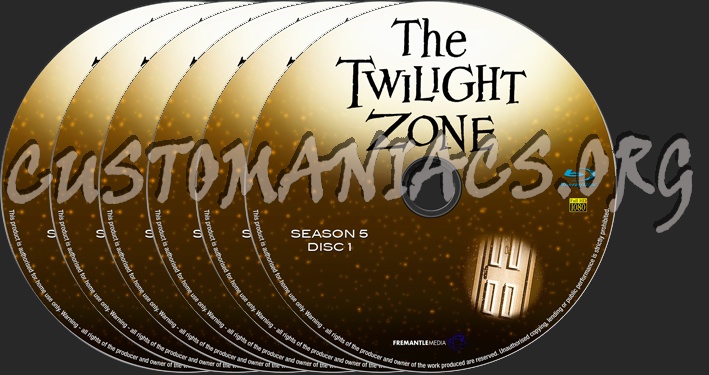 The Twilight Zone Season 5 blu-ray label