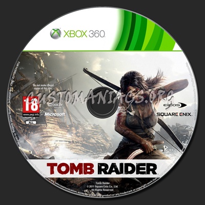 Tomb Raider dvd label