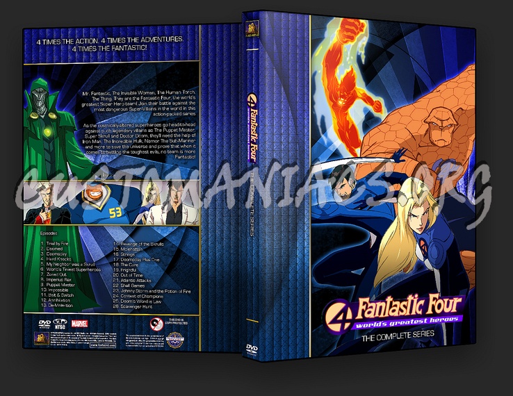Fantastic Four: World's Greatest Heroes - TV Collection dvd cover